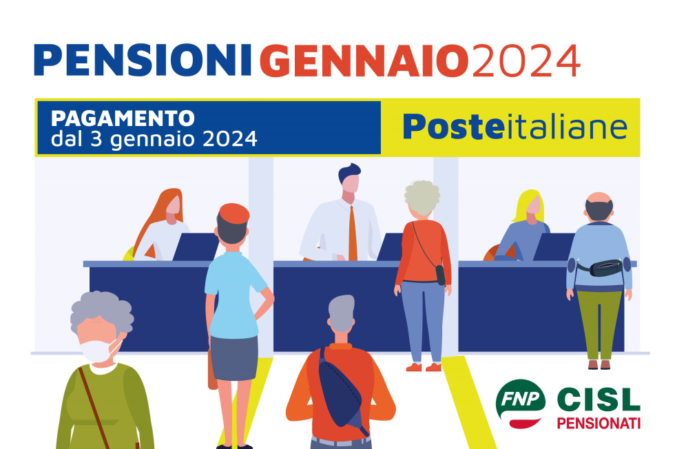 Pensioni gennaio 2024, le novità sul cedolino