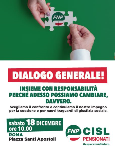 Ragazzini: il 18 dicembre sia Dialogo generale. Proponiamo il confronto come antidoto alle improvvide spaccature